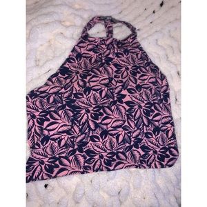 Cute floral crop top